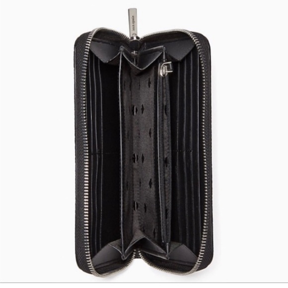 Kate Spade glitter on large continental wallet - Picture 12 of 13